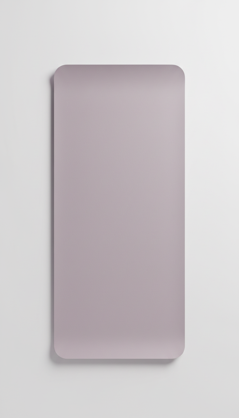 Minimalist yoga mat in lavender haze