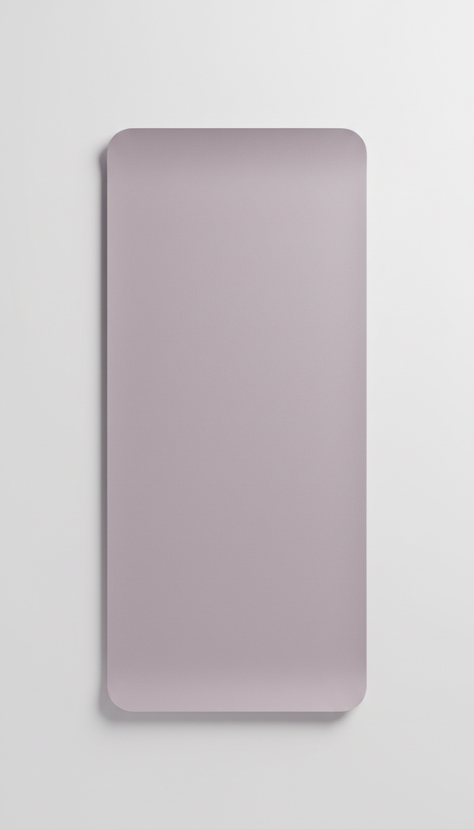 Minimalist yoga mat in lavender haze